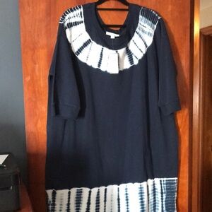 JJill Tie Dyed Cotton Dress